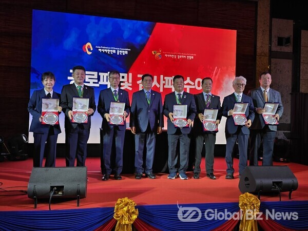 골프대회 시상식